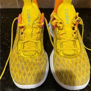 Limited Edition Sesame Street Under Armour Curry Yellow Athletic Shoes